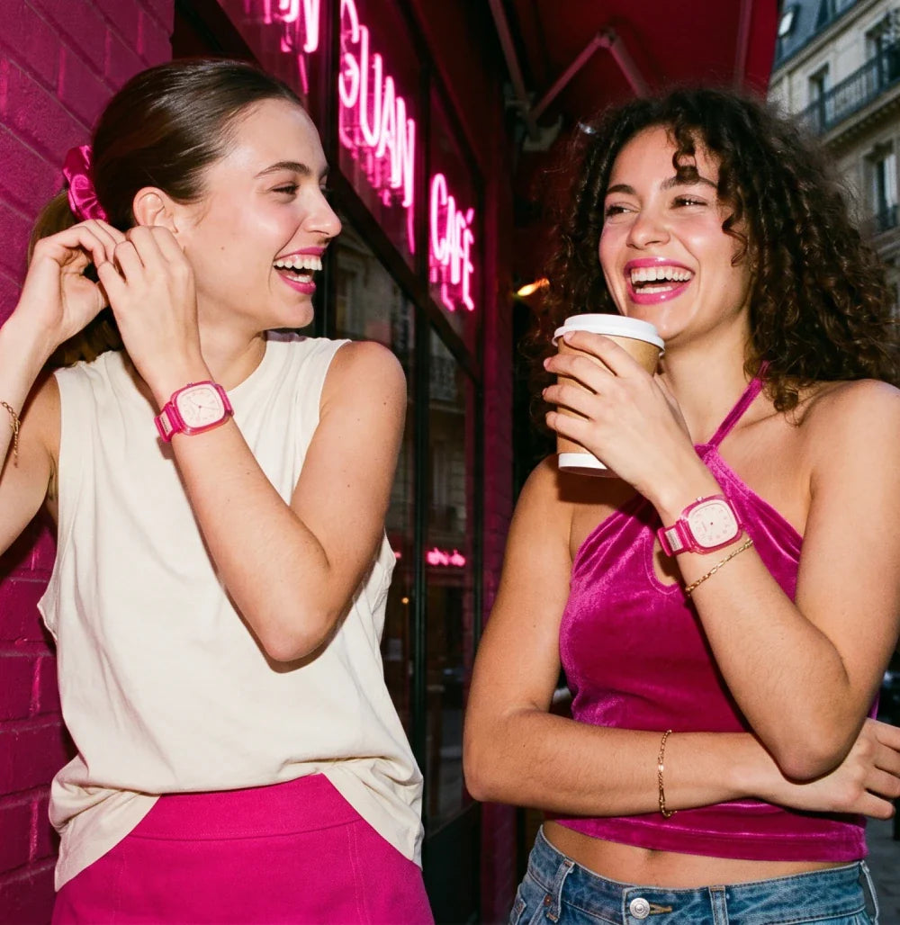 Montre Dimanche Paris® - Fuschia