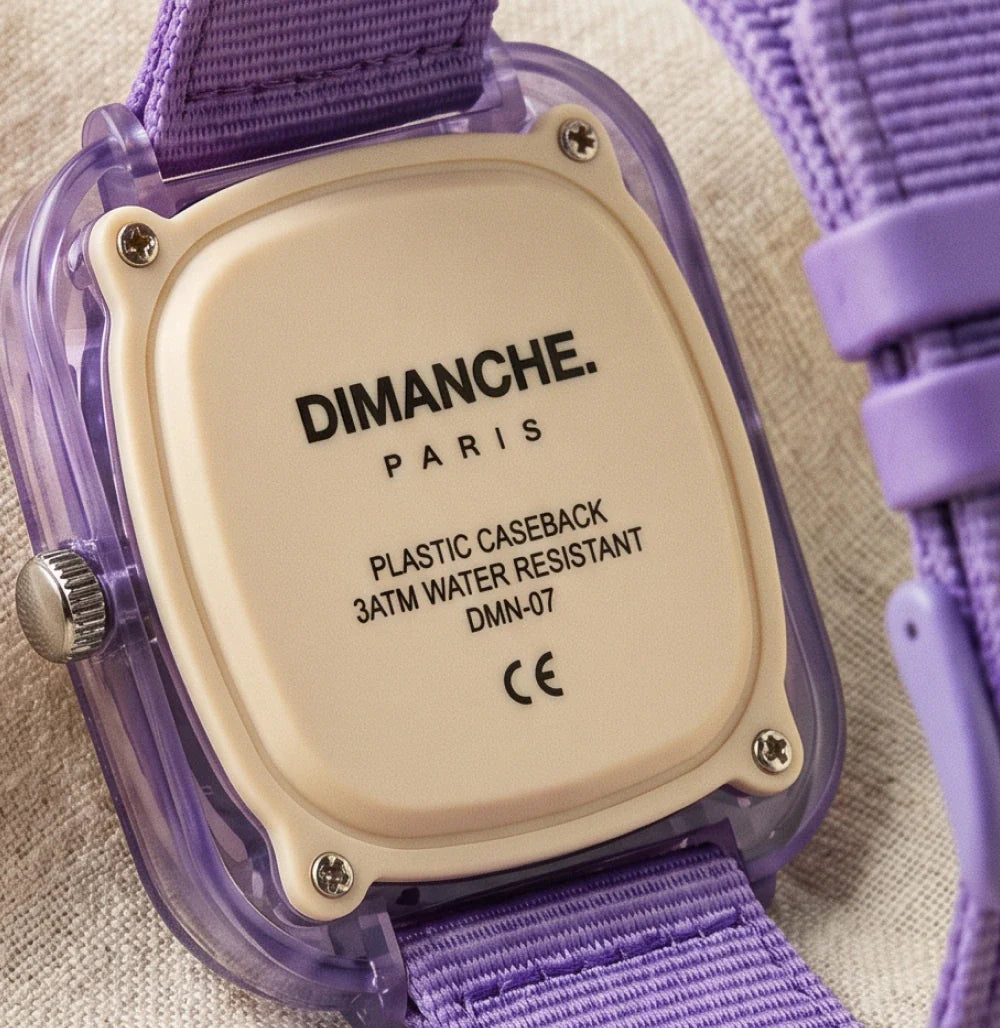 Montre Dimanche Paris® - Violet