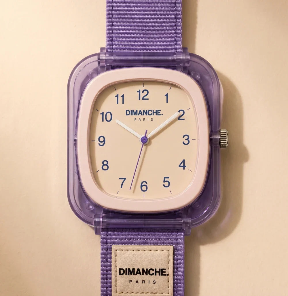 Montre Dimanche Paris® - Violet