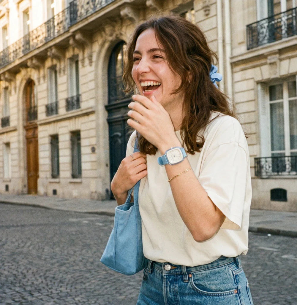 Montre Dimanche Paris® - Bleu