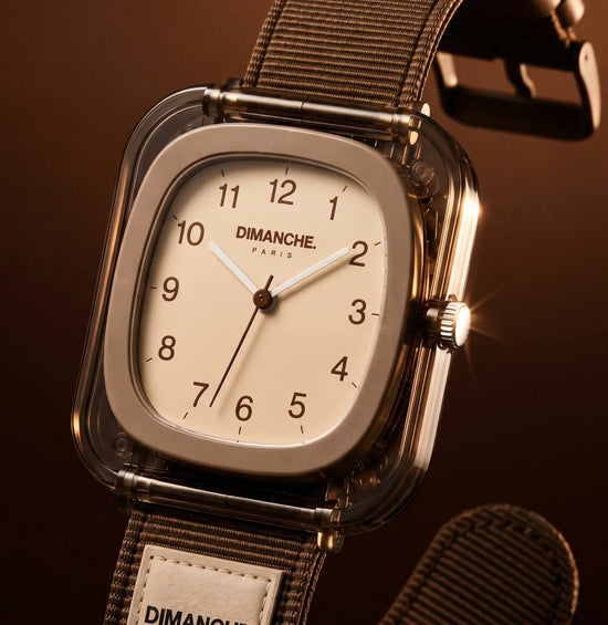Montre Dimanche Paris® - Marron
