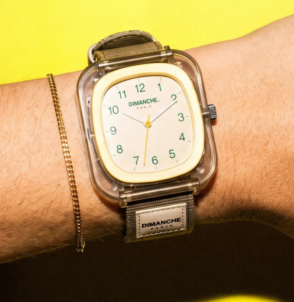 Montre Dimanche Paris® - Citron