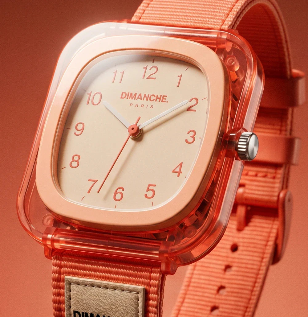Montre Dimanche Paris® - Orange