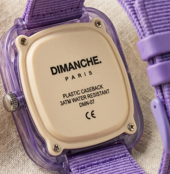 Montre Dimanche Paris® - Violet