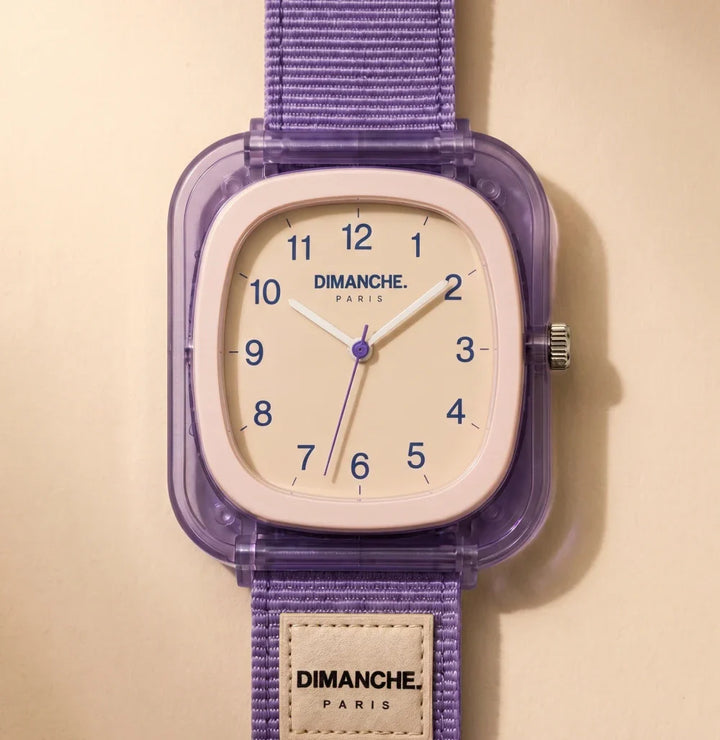 Montre Dimanche Paris® - Violet